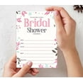 thumbnail image 3 of Inkdotpot 30 Bridal Shower InvitationsFloralWedding Fill-In Style Invites Blank Invites, 3 of 8