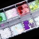 thumbnail image 3 of Cajas Decoraciones de Uñas de Navidad Copo de Nieve Holográfico Brillo de Uñas de Navidad Lentejuelas de Uñas de Copo de Nieve 3D Lentejuelas de Estrella DIY Accesorios de Manicura Láser para Mujeres, 3 of 5