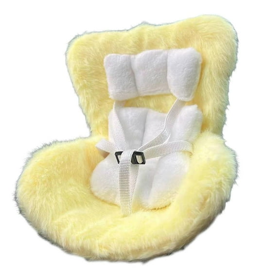 Doll Car Seat for 17cm Dolls with Vent Clip Car Ornament Desktop Stand, Cute Functional Car Ornament for Blind Box Doll Fans, Collectors