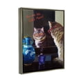 thumbnail image 3 of Stupell You Are The Cat's Meow Animal Mirror Animals & Insects Painting Gray Floater Framed Art Print Wall Art, 3 of 9