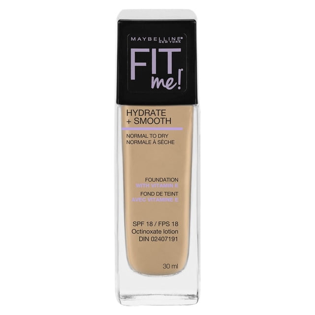 Maybelline New York Fit Me®, Hydrate + Smooth Liquid Foundation, 30 ML