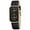 AllBlack-P, variant on Men’s Vintage Quartz Watch Rectangular Dual-Dial Design with Dual Time Zone,Waterproof Man Watch with Leather Strap, Perfect for Travel & Business