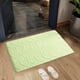 thumbnail image 5 of Tapete de entrada extra grueso, 1 unidad, antideslizante, 40,64 x 60 cm, de microfibra de poliéster absorbente de agua, para una pisada segura en zonas húmedas (verde)., 5 of 9