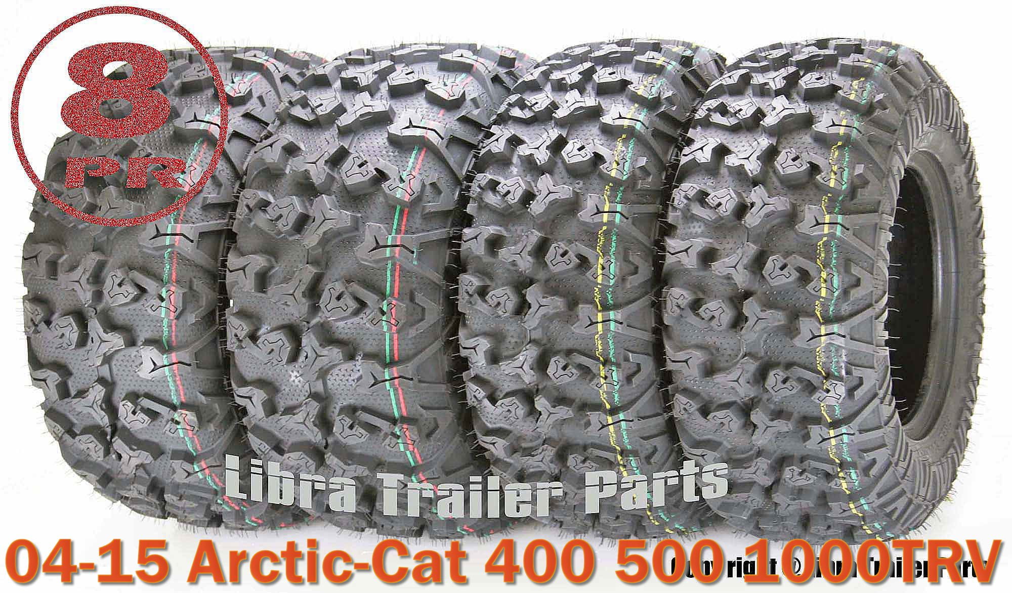 FREE COUNTRY 8PR Premium ATV Tires 25x8x12 & 25x10x12 fit 0415 Arctic