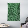 thumbnail image 1 of Green Tapestry, Traditional Ancient Japanese Pattern with Abstract Curly Branches and Leaves Asian, Wall Hanging for Bedroom Living Room Dorm Decor, 40W X 60L Inches, Emerald White, by Ambesonne, 1 of 2