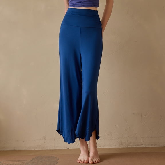BRGZLK 2026 Yoga Pants For Women Wide Leg Pants High Waist Stretch Dress Casual Sweatpants Lightweight Cozy Lounge Pant