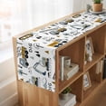 thumbnail image 6 of Table Runners 72 Inches Long Dress Scarves, Cartoon Tractor Farmhouse Kitchen/Dining Table Runner, Coffee Tablerunners, Cute Grey Digger Shovel Truck 14x72 Inch, 6 of 9