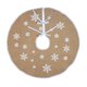 thumbnail image 1 of KAKOWELY Falda de yute para árbol de Navidad, delantal con diseño de árbol de Navidad, base para árbol de Navidad, suministros de decoración navideña para el hogar, 1 of 4