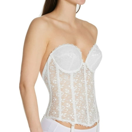 

Women s Carnival 313 Brasselette The Silhouette Maker Longline Bra (White 32D)