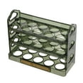 thumbnail image 1 of Contenedor de almacenamiento de huevos de 3 niveles para refrigerador, organizador de huevos, bandejas para huevos con asa 01-Verde, 1 of 3