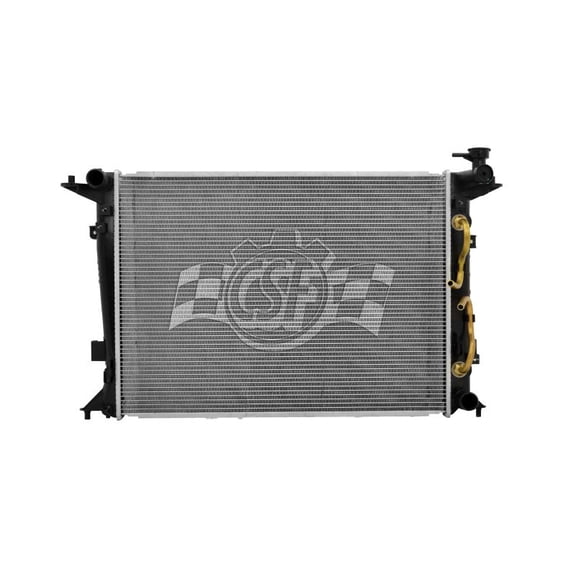 CSF 3484 1 Row Plastic Tank Aluminum Core Radiator