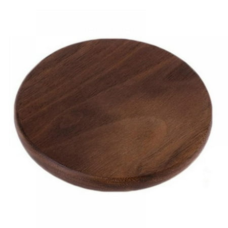 

Bamboo Wooden Drink Coasters Beech Black Walnut Wood Coaster Insulation Cup Mat Household Square Round Coaster