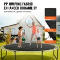 thumbnail image 3 of VEVOR Replacement Trampoline Mat Fits 14ft Frame 72 V-Ring 6.5"-7" Spring Length, 3 of 9