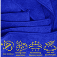 thumbnail image 4 of 12-pack AUTOSTENA Microfiber Cleaning Cloths, 16 x 16 inches, 400 GSM, 4 of 4