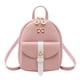 thumbnail image 2 of Mochila JShteea Hit Color Bowknot Mujeres Hombro Bolsos cruzados de cuero Rosa, 2 of 6