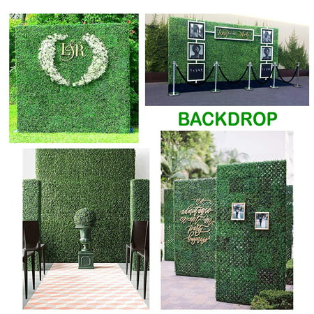 GorgeousHome Artificial Hedge Plant Panels, Privacy Screen Hedge,Greenery Ivy Privacy Fence Screening for Both Outdoor or Indoor Decoration,20