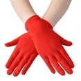 thumbnail image 3 of Men's and Women's Gloves Costume Accessories Wrist Length Spandex Stretch Halloween Cosplay Party Wedding Prom Gloves,One Size, 3 of 4