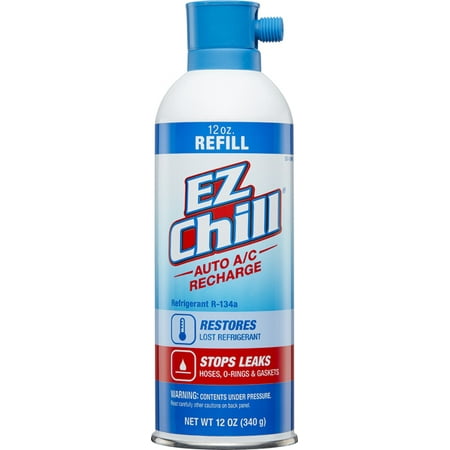 chill refrigerant ez sealer leak oil 134a ounces