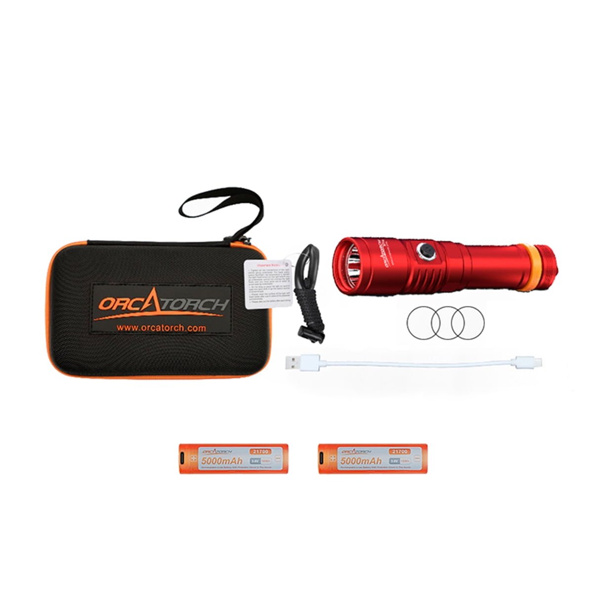 OT flashlight for dive