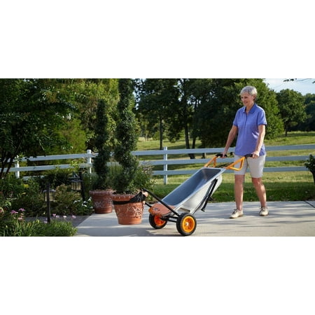 Worx WG050 Aerocart 8-in-1 Electric Wheelbarrow Utility Cart with Versatile Functionality