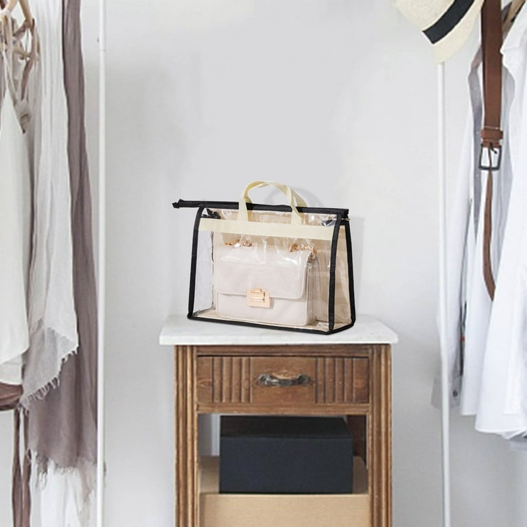  Breathable Canvas Soft Storage Bag with Handles, Beige, 2pcs :  Home & Kitchen