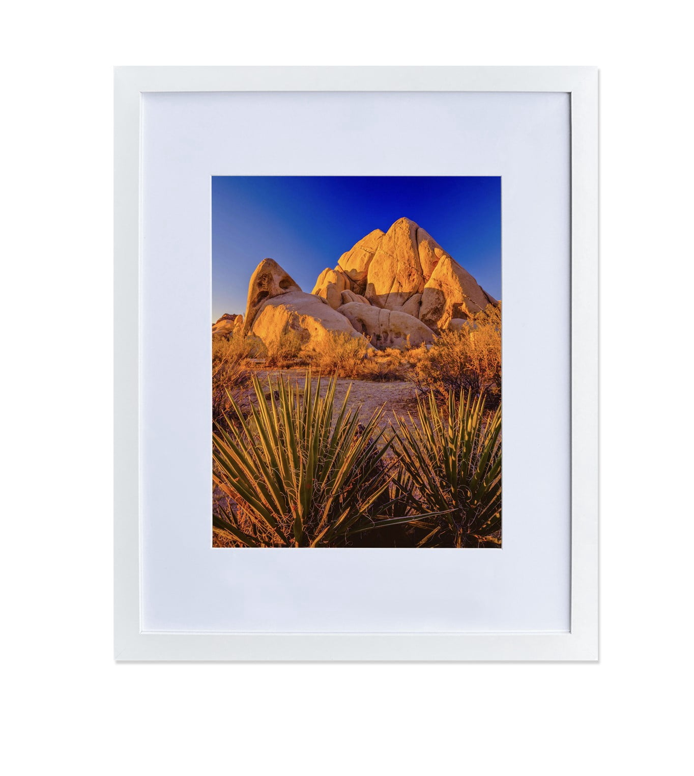 Picture Frame MDF White Frame 16x20" Wall Mount Display, Pack of 2