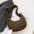 thumbnail image 1 of Bolsa para las axilas Bolso de nube de burbujas para mujer, bolso grande acolchado creativo con pliegues para fiesta de verano, 1 of 5