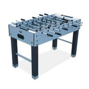 DMI Sports 4' Soccer Foosball Table, Silver & Black Finish