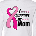 thumbnail image 4 of Inktastic Breast Cancer Awareness I Support My Mom with Pink Ribbon Long Sleeve Youth T-Shirt, 4 of 5