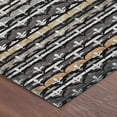 thumbnail image 3 of Addison Rugs Chantille Indoor/Outdoor Transitional Damask Black Machine Washable Rectangle Rug, 10' x 14', 3 of 8