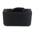thumbnail image 1 of EeaseCA Mercerized Cloth 128 Pieces CD Storage Pouch Large Capacity Handheld CD Bag Fashion CD Supplies (Black), 1 of 7