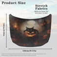 thumbnail image 7 of Uorisanigo Car Hood Cover Washable Black Cat Pumpkin Print Auto Hood Cover Portable Car Bonnet Banner for Cars Hoods Decoration and Protection Covers, Easy to Install, 7 of 7