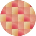 thumbnail image 1 of Ahgly Company Machine Washable Indoor Round Transitional Bright Orange Area Rugs, 7' Round, 1 of 7