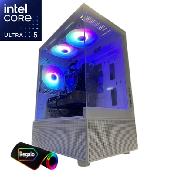 Computadora Gaming Escritorio Intel Core Ultra 5 225 16Gb DDR5 SSD 1TB WIFI RTX 5060 8Gb