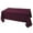 Burgundy, variant on PiccoCasa Tablecloth Dining Table Cover for Indoor Outdoor Beige 55"x80"