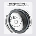 thumbnail image 4 of TFixol Upgraded 2.0L Stainless Steel Mini Pressure Cooker with Non-Stick Coating, Portable for Outdoor & Home Use, Includes Storage Bag, Energy-Saving & Fast Cooking., 4 of 7