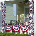 thumbnail image 6 of 10M 5Pack Patriotic Garland Memorial Day Decorations Red White Blue Garland Ornaments Metallic Garland for 4th of July Independence Day Decor Home - style:style1;, 6 of 6