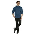 thumbnail image 2 of Bestman Formal Front Button Placket Solid Shirts For Mens Long Sleeve Regular Fit Shirt, 2 of 5
