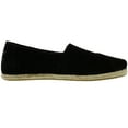 thumbnail image 2 of Toms Women's Classic Nubuck Black Woven Panel Ankle-High Flat Shoe - 8M, 2 of 3