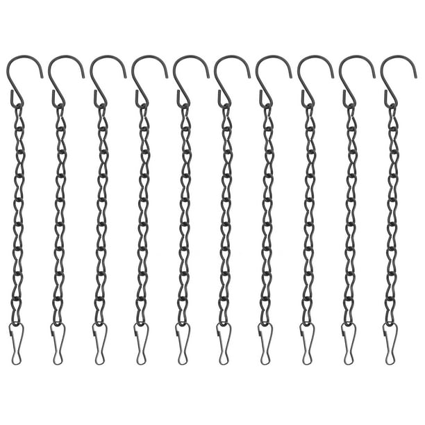 KAKOWELY 10 cadenas para cestas colgantes, resistentes, para macetas y jaulas de pájaros.