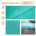 thumbnail image 2 of TANG Sunshades Depot 16' x 87' Shade Cloth 180 GSM HDPE Turquoise Green Fabric Roll Up to 95% Blockage UV Resistant Mesh Net, 2 of 5