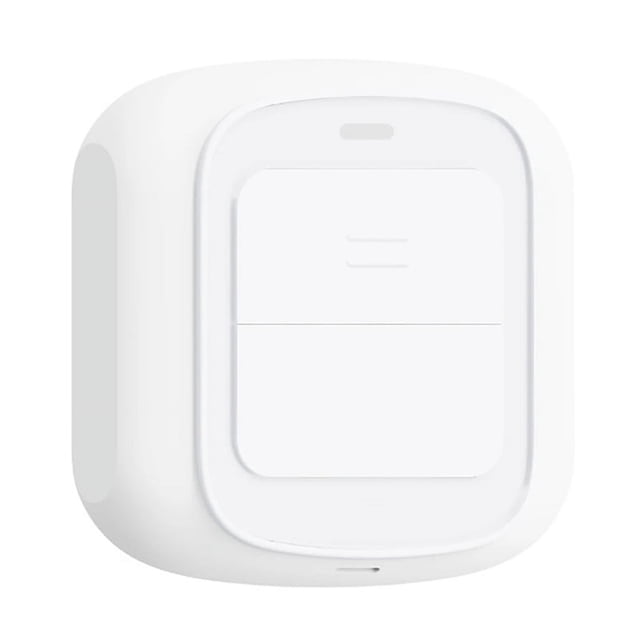 Tuya WiFi Button Scene Switch Wireless Smart Light Wall Switch Low Power Consumption No Wiring for One Tap to Run,1 x Smart Wireless Switch,White