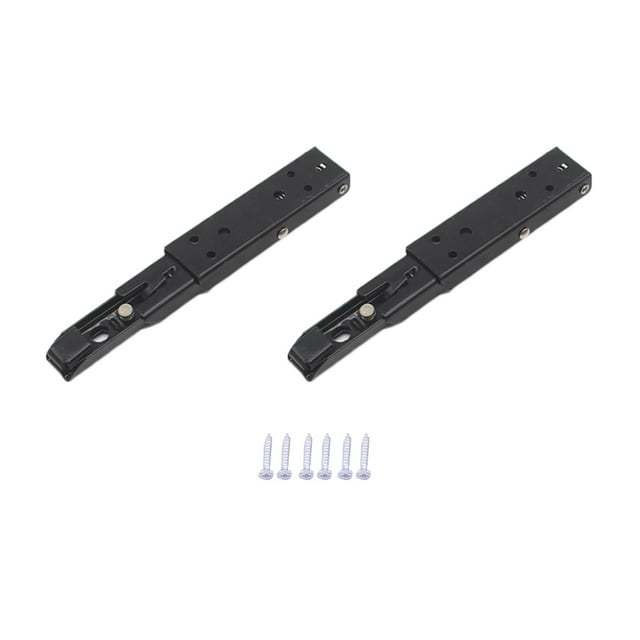 ziyahi 2pcs Tri-fold Folding Shelf Bracket Wall Mount Spring Loaded Support Heavy Duty Fold Down Hinge