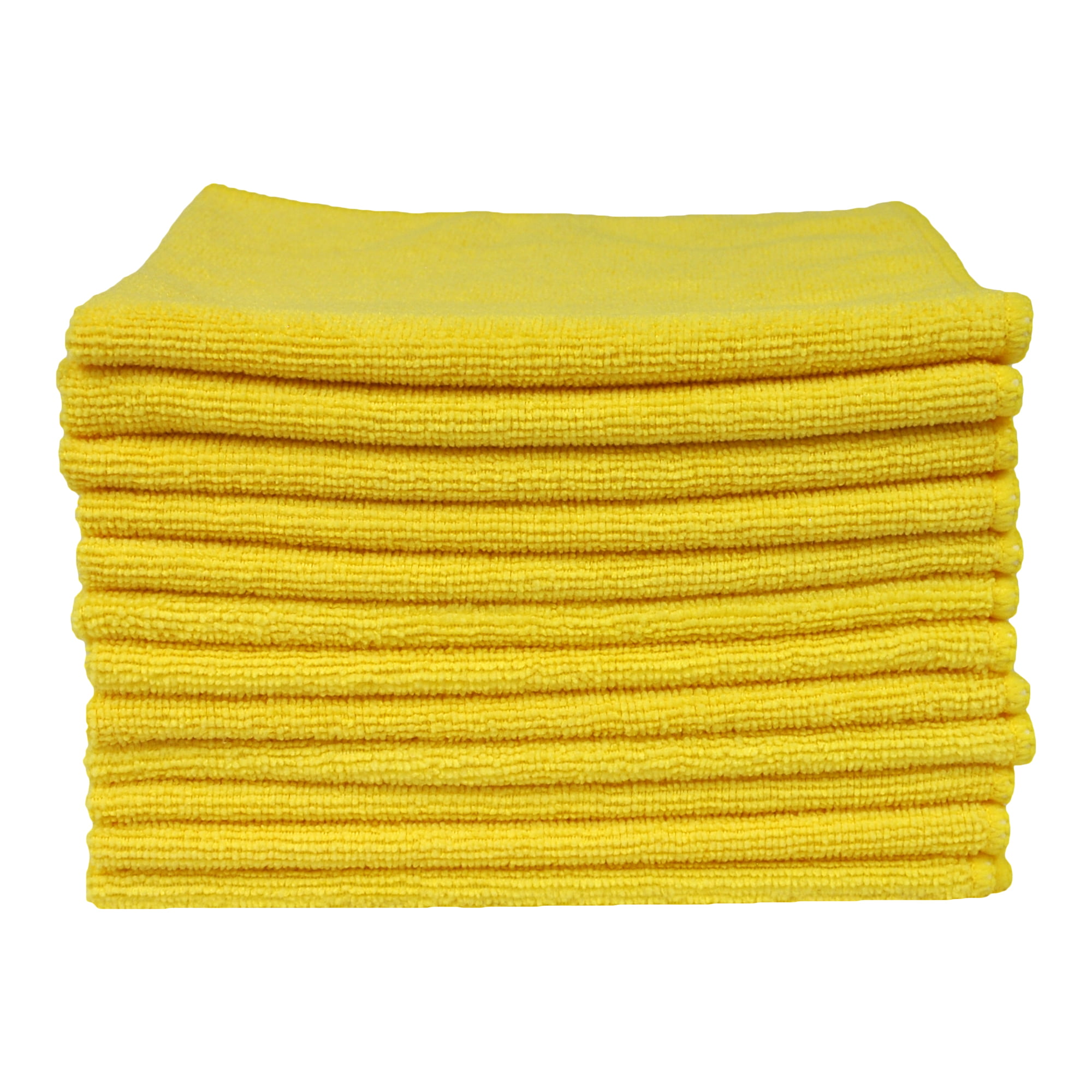 4332948844 Eurow Utility Terry Weave 16 x 16in 240 GSM Microfiber Cleaning Towels Green 12-Pack Eurow & O'Reilly Corp