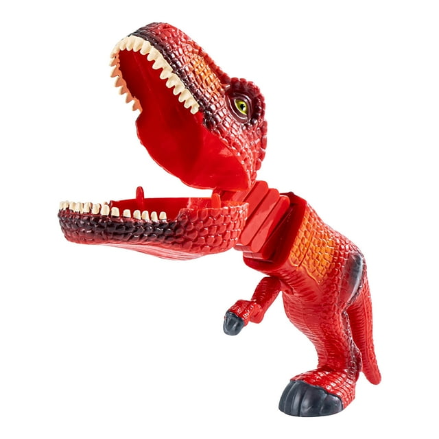 Dinosaur Spring Toy, Staron 2026 Retractable Dinosaur Claw Manipulator, ABS Telescopic Decompression Tool for Kids Fun Interactive Play, Red
