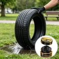 thumbnail image 2 of SIfdSeng Get it Fast Tire Shine with Sponge Tire Coating Paste Tire Paste Long Lasting Wet Gloss Tire Dressing for Trucks Motorcycles RVs Easy Apply Wheel Shine, 2 of 5