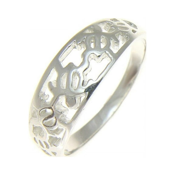 Sterling silver 925 Hawaiian 5 cut out honu sea turtle ring size 3 -10