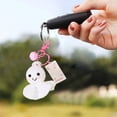thumbnail image 5 of Handmade Crochet Wool Keychain - Cute Animal Pendant with Beaded Decor, Gift Box Included, Bag Charm Car Ornament Home Decor, 5 of 5