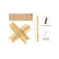 thumbnail image 4 of Set 12 Popotes de Bambú Ecowood Ecológico, Biodegradable y Reutilizable - Incluye Limpiador de Pipas y Popotes Ecowood Kit popotes bambú, 4 of 4