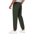 thumbnail image 3 of Pdbokew Men's Lightweight Hiking Pants Breathable Sports Outdoor Jogger Pants with Elastic Waist Olive Green 30, 3 of 8